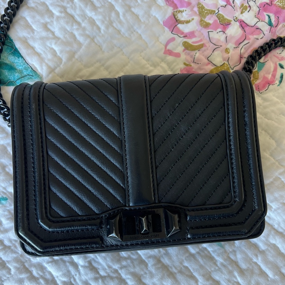 Rebecca Minkoff black Leather purse